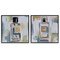 Stupell Industries Abstract Cologne Perfume Bottle 2 pc Framed Giclee Wall Art Set Design by Melissa Wang